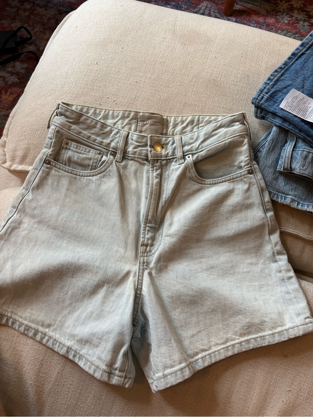 Everlane A Line Denim Shorts